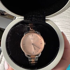 Tous Rose and Silver Watch